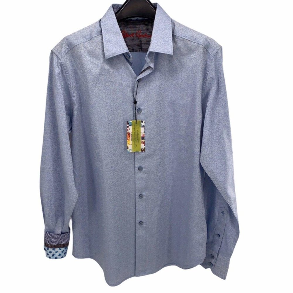 Robert Graham Blue Dress Shirt